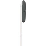  Tapecirani uzglavlje s uzglavljem Bijela i svijetlo siva 140 cm | shoptok.hr