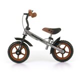 Milly Mally dječji bicikl Dragon bez pedala s kočnicom srebrni | shoptok.hr