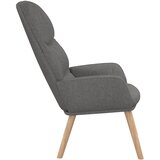  Stolica za opuštanje od tkanine svjetlosiva | shoptok.hr