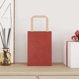  Papirnate vrećice 250 kom s ručkama crvene 15x8x21 cm | shoptok.hr