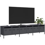Maison Chic TV omarica - TV stojalo - Televizijska omarica antracit 202x39x43,5 cm hladno valjano jeklo, (21701533) | Shoptok.si