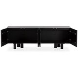 MOME Crna TV komoda od masivnog manga 160x55x40 cm Tamira – | shoptok.hr