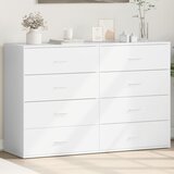 vidaXL Komoda 2 kom bijela 60x39x80 cm od konstruiranog drva Cijene