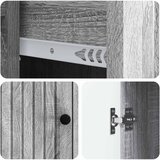  Kreveta Siva sonoma 66 x 34,5 x 90 cm Konstruirano drvo | shoptok.hr