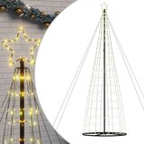 vidaXL Osvetljena novoletna jelka stožec 1534 LED toplo bela 503 cm | Shoptok.si