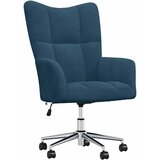  Stolica za opuštanje plava baršunasta | Eponuda.com
