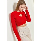 Bianco Lucci Women's Knitwear Undershirt Crop Set Cene