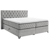 Modern Living Postelja Boxspring Carmen, Srebrna, 160x200 Cene