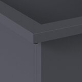  Vrtna posuda za sadnju s LED svjetlom Antracit 30 x 60 x 30 cm | shoptok.hr