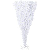  Umjetno božićno drvce s stalakom Bijelo 240 cm PVC i čelik | shoptok.hr