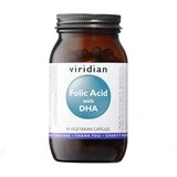 Viridian Nutrition Folna kislina z DHA Viridian (90 kapsul) Cene