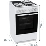 Gorenje kombinovani šporet - GK5A12WD