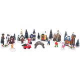 Božićna dekoracija za stol Šareni 6.5 x 9.1 cm Smola | shoptok.hr