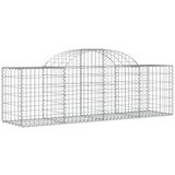  Lučne gabionske košare 7 kom 200x50x60/80 cm pocinčano željezo | shoptok.hr