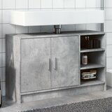  The Living Store Omarica za umivalnik betonsko siva 90x29x55 cm inženirski les - Omarica Za Umivalnik, (21486439) | Shoptok.si