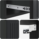  Noćni ormar s ladicama Crna 49 x 34,5 x 20 cm Konstruirano drvo | shoptok.hr