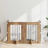  Vrata za pse s postoljem 4 pcs Hrast artisan 60 x 80 cm | shoptok.hr