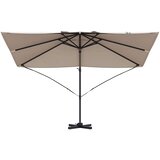  Suncobran Sivo-smeđa 351 x 250 x 260 cm Poliester i aluminij | Eponuda.ba