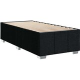  LED okvir za krevet s madracem Crna 90 x 190 cm Tkanina | shoptok.hr