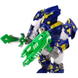  Robot Weapon za sastavljanje s zvučnim i svjetlosnim efektima - tamno plavi | Shoptok.si
