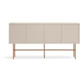 Teulat Ciglasta/bež niska komoda s kliznim vratima 180x91 cm Nube – | shoptok.hr