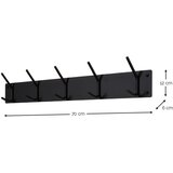 Spinder Design Svijetlo žuta željezna zidna vješalica 70 cm Fusion – | shoptok.hr