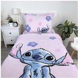 Jerry Fabrics Svijetlo ružičasta pamučna dječja posteljina za krevet za jednu osobu 140x200 cm Lilo & Stitch "Pink" – | shoptok.hr