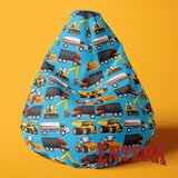  Veliki LazyBag plavi kamioni low square ( 051 ) Cene