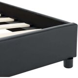  Za krevet od umjetne kože crni 100 x 200 cm | shoptok.hr