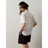 Sinsay Pamučna majica s natpisom | shoptok.hr