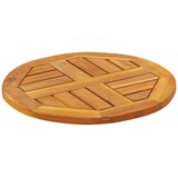 Stolna ploča Ø 40 x 2 cm okrugla od masivnog bagremovog drva | shoptok.hr