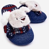 Boto Children's Slippers with Thick Sole and Bear Navy Dasca | Shoptok.si