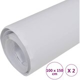  Folije za automobil 2 kom mat bijele 100 x 150 cm | shoptok.hr