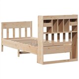 vidaXL Okvir kreveta bez madraca 75 x 190 cm od masivne borovine | shoptok.hr