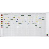 magnetoplan Letni planer s kompletom pripomočkov, 5-dnevni teden, za 30 zaposlenih | Shoptok.si