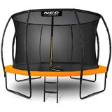 Neo-Sport profilirani vrtni trampolin 374 cm (12 ft) s unutarnjom mrežom, narančasti | shoptok.hr