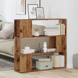 vidaXL Ormarić za knjige/Sobna pregrada staro drvo 100x24x94 cm | shoptok.hr