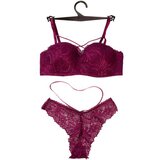 Shining Ego ženski Deep Plum Lace Komplet cene