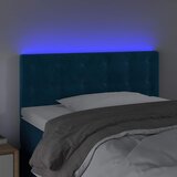  LED uzglavlje tamnoplavo 90x5x78/88 cm baršunasto | shoptok.hr