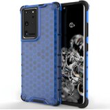 IZMAEL.eu Honeycomb pancirna futrola sa silikonskim okvirom za Samsung Galaxy S21 Ultra 5G/Galaxy S30 Ultra - Plava | shoptok.hr