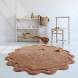 Nattiot Ciglasti periv/ručno rađen pamučan okrugao tepih ø 110 cm Sweet April Toffee – | shoptok.hr
