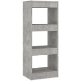 Maison Chic Knjižna omara - Knjižni regal betonsko siva 40x30x103 cm iverna plošča, (21725174) | Shoptok.si