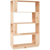 Maison Chic Knjižna omara - Knjižni regal 80x25x132 cm trdna borovina, (21723220) Cene