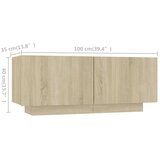 TV ormarić s LED svjetlima boja hrasta sonome 180 x 35 x 40 cm | shoptok.hr