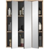 MID.YOU Omara Z Ogledalom Mason, Barva Hrasta, Siva | Shoptok.si