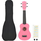  Set dječjeg ukulelea Soprano s torbom ružičasti 23 " Cijene