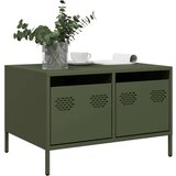 vidaXL TV omarica olivno zelena 68x50x43,5 cm hladno valjano jeklo | Shoptok.si