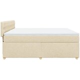  Krevet s oprugama i madracem krem 180x200 cm od tkanine | shoptok.hr