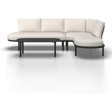 Bessagi Garden Lounge Garnitura Charlotta, Krem, Črna, 3-Delno | Shoptok.si