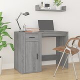 Maison Chic Pisalna miza - pisarniška miza - Računalniška miza siva sonoma 100x49x75 cm inženirski les, (21785598) | Shoptok.si